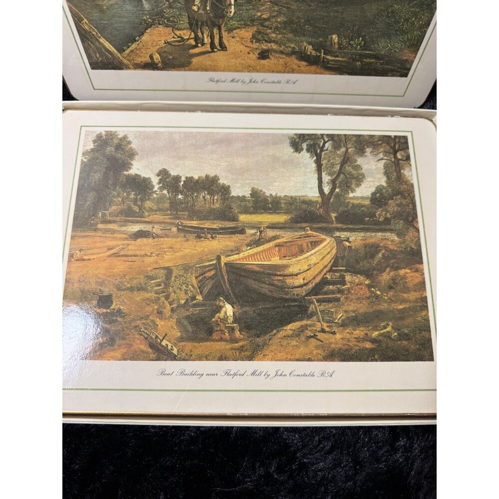 Clover Leaf Table Mats Placemats London Landmarks Cork Back Set of 6 - Picture 2 of 9